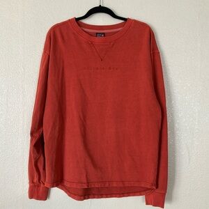 Outfitter Trading Co. Cotton Crewneck Tera Cotta Alaska Sweatshirt, L